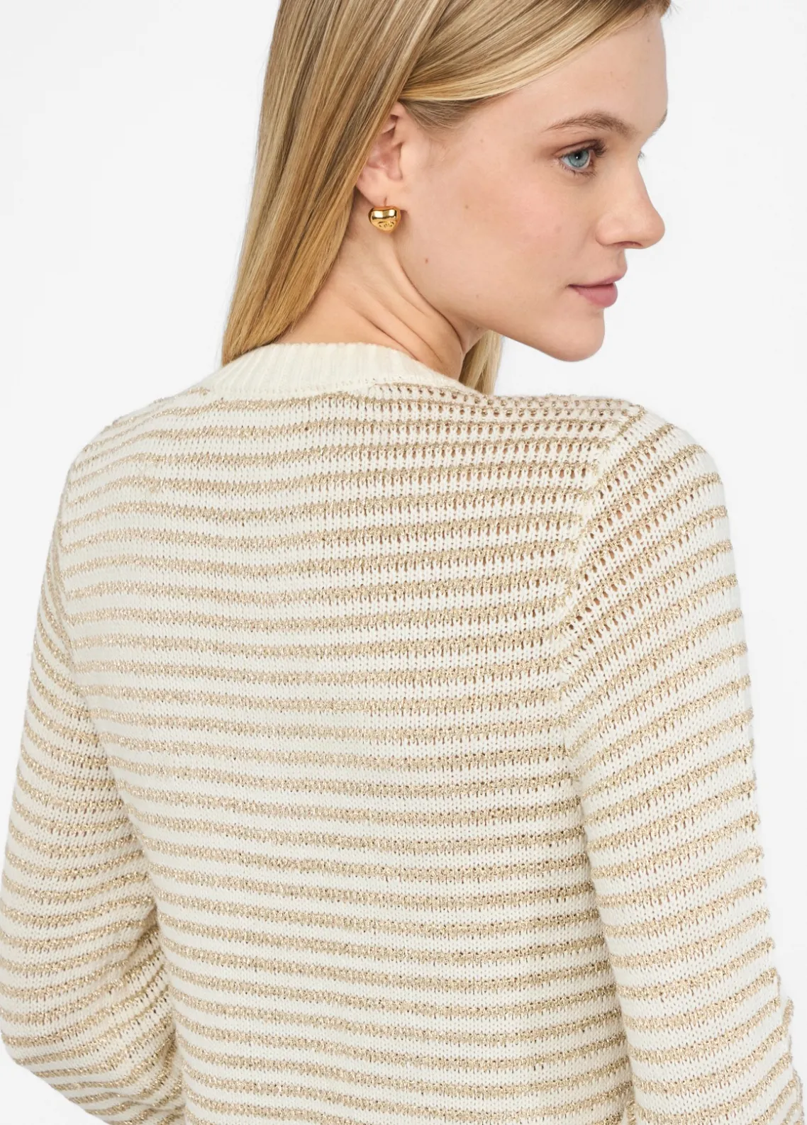 Liu Jo Cárdigan de rayas con lurex®-Mujer Cárdigans Y Jerséis