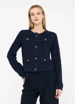 Liu Jo Cárdigan en mezcla de lana y alpaca-Mujer Cárdigans Y Jerséis