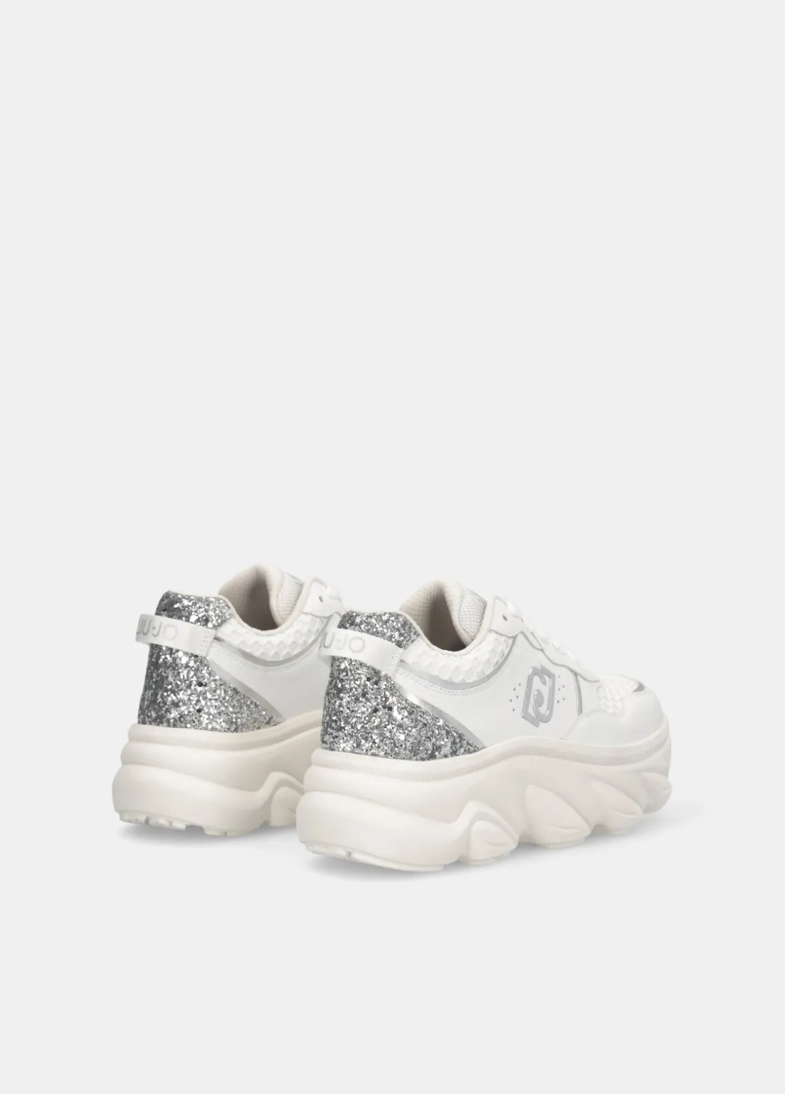 Liu Jo Deportivas gruesas de piel y brillos-Mujer Sneakers