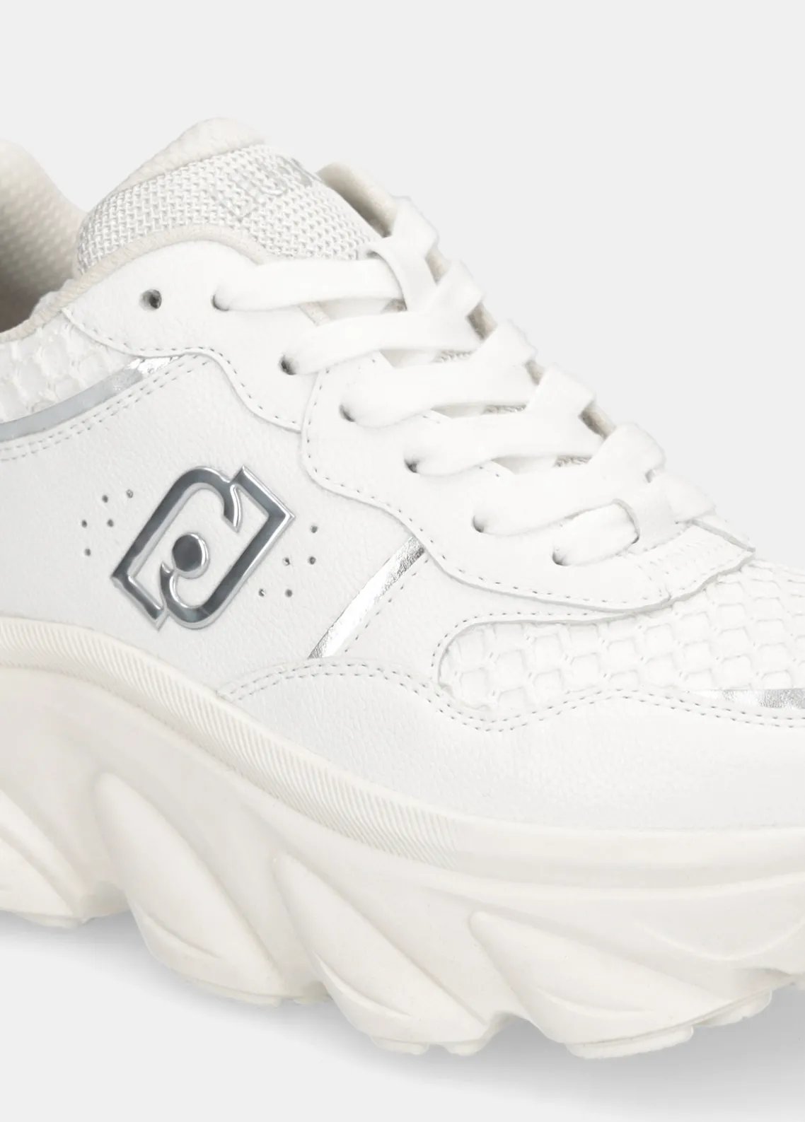 Liu Jo Deportivas gruesas de piel y brillos-Mujer Sneakers