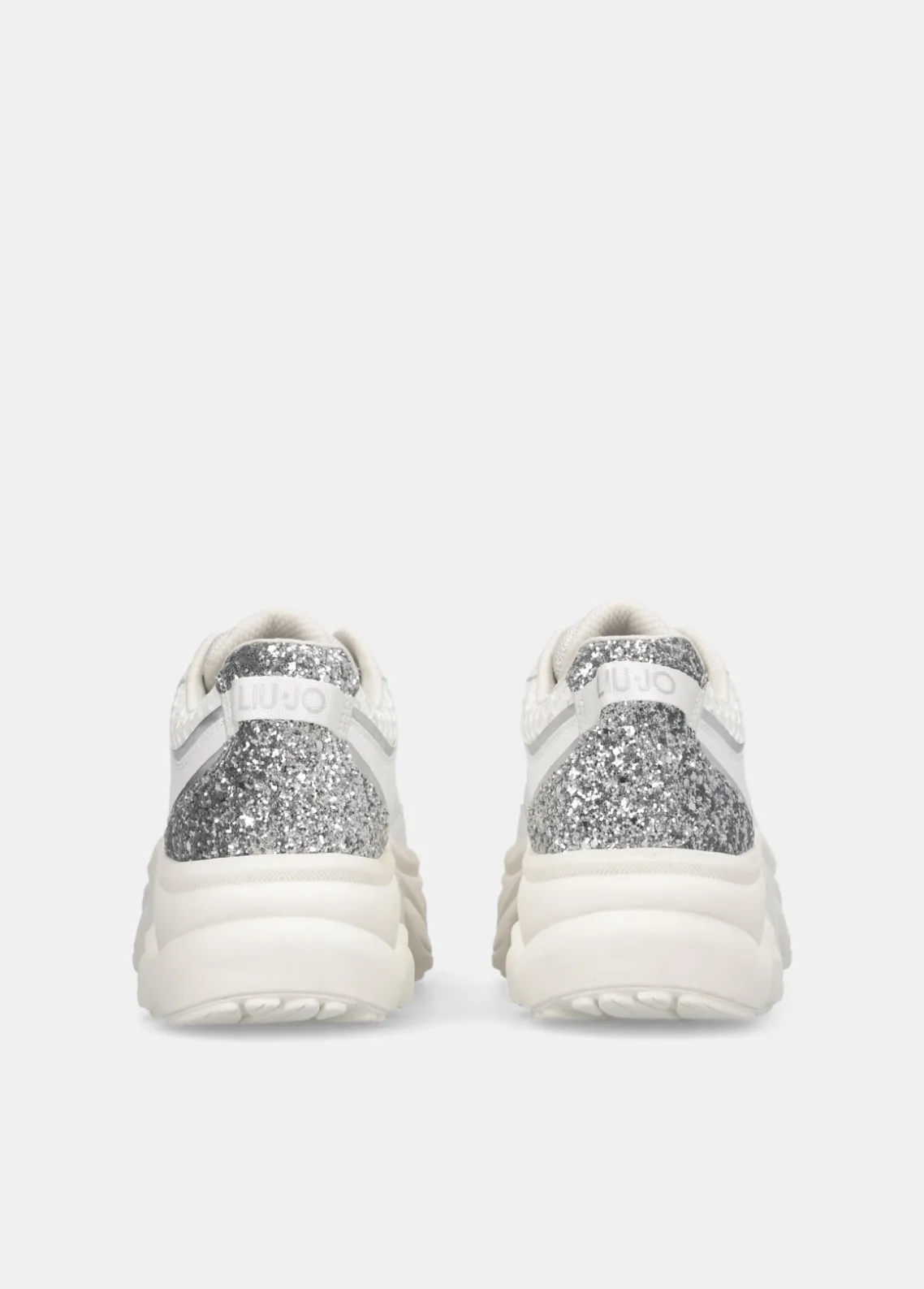 Liu Jo Deportivas gruesas de piel y brillos-Mujer Sneakers