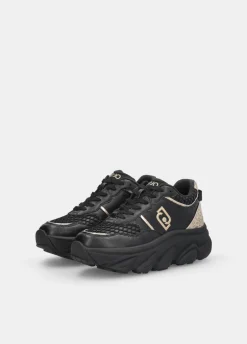 Liu Jo Deportivas gruesas de piel y brillos-Mujer Sneakers