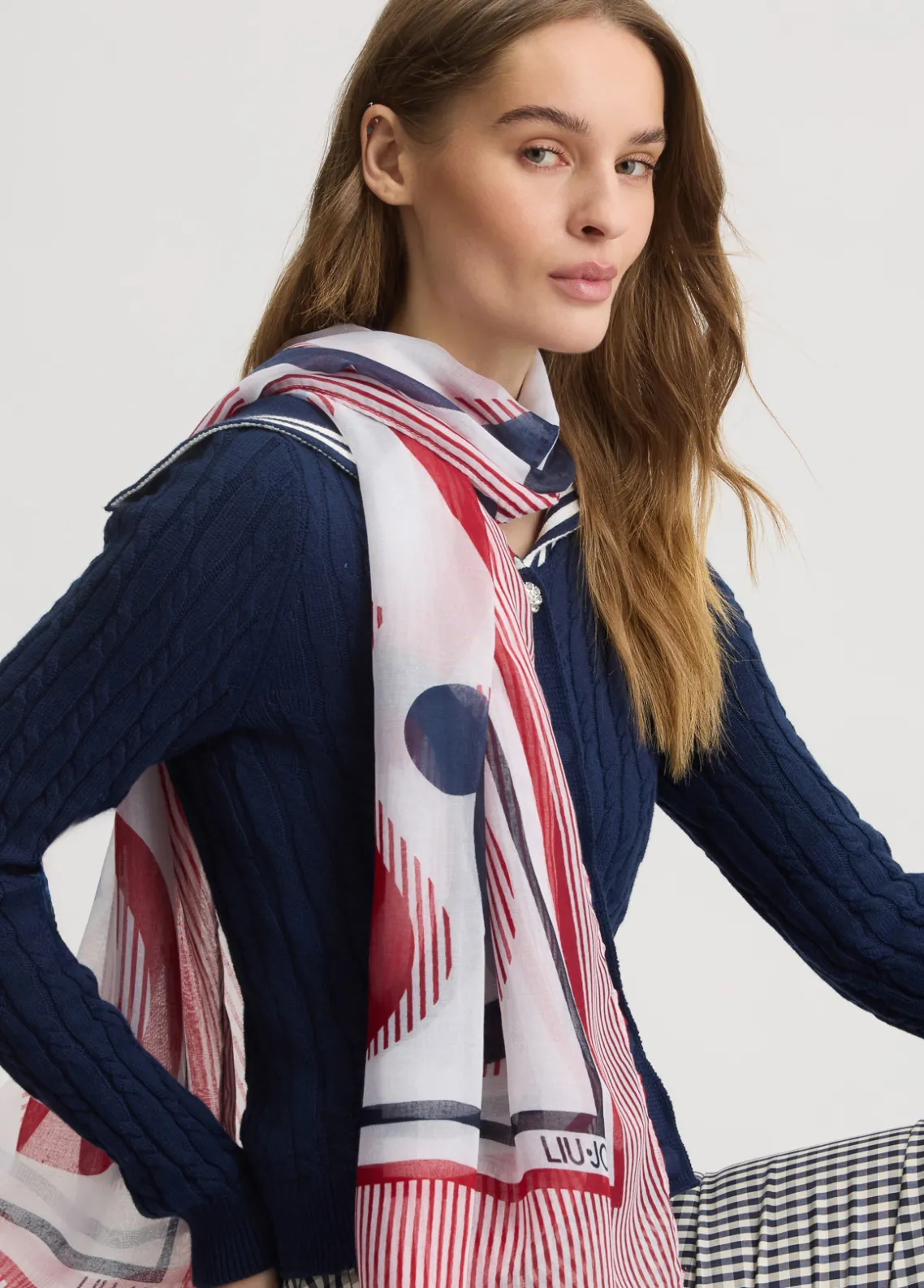 Liu Jo Estola con estampado-Mujer Bufandas Y Pañuelos