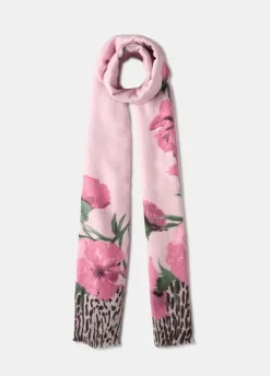 Liu Jo Estola con estampado animal floral-Mujer Bufandas Y Pañuelos