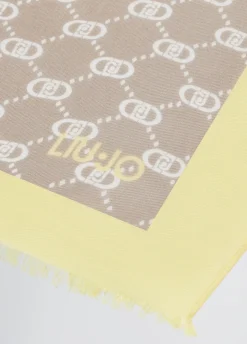 Liu Jo Estola con logo-Mujer Bufandas Y Pañuelos