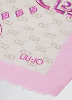 Liu Jo Estola con logo-Mujer Bufandas Y Pañuelos