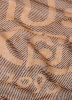Liu Jo Estola con logotipo-Hombre Bufandas Y Gorros