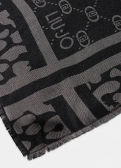 Liu Jo Estola con logotipo-Mujer Bufandas Y Pañuelos