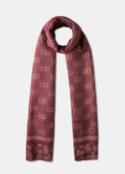 Liu Jo Estola con logotipo-Mujer Bufandas Y Pañuelos
