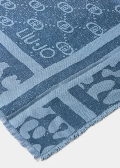 Liu Jo Estola con logotipo-Mujer Bufandas Y Pañuelos