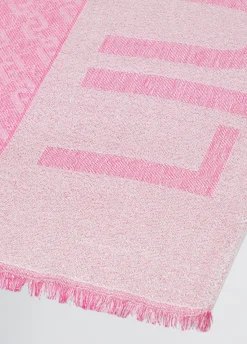 Liu Jo Estola con logotipo jacquard-Mujer Bufandas Y Pañuelos