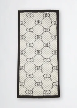Liu Jo Estola con logotipo monograma-Mujer Bufandas Y Pañuelos