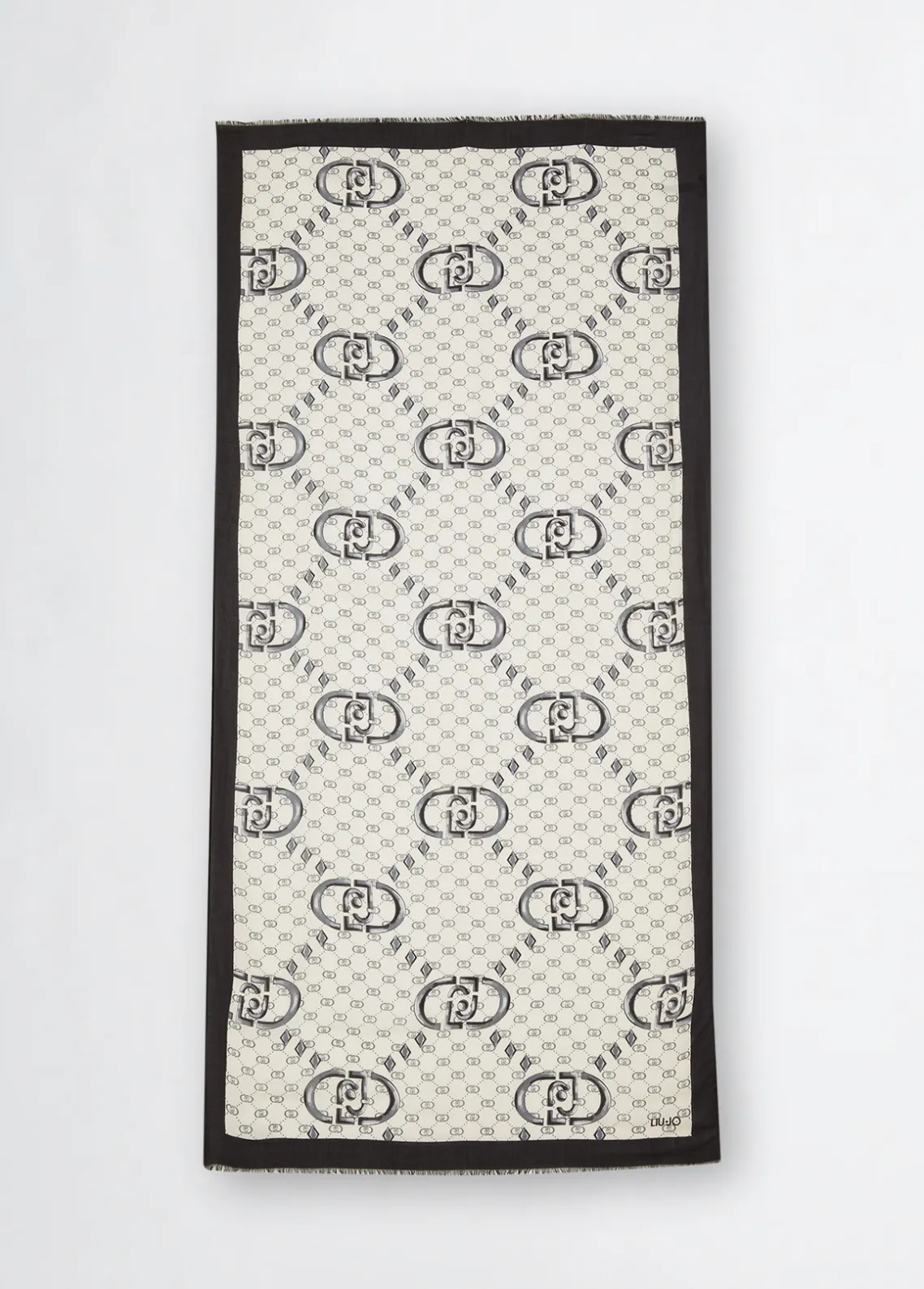 Liu Jo Estola con logotipo monograma-Mujer Bufandas Y Pañuelos