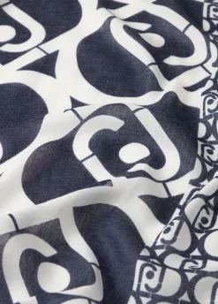 Liu Jo Estola de algodón estampado-Mujer Bufandas Y Pañuelos
