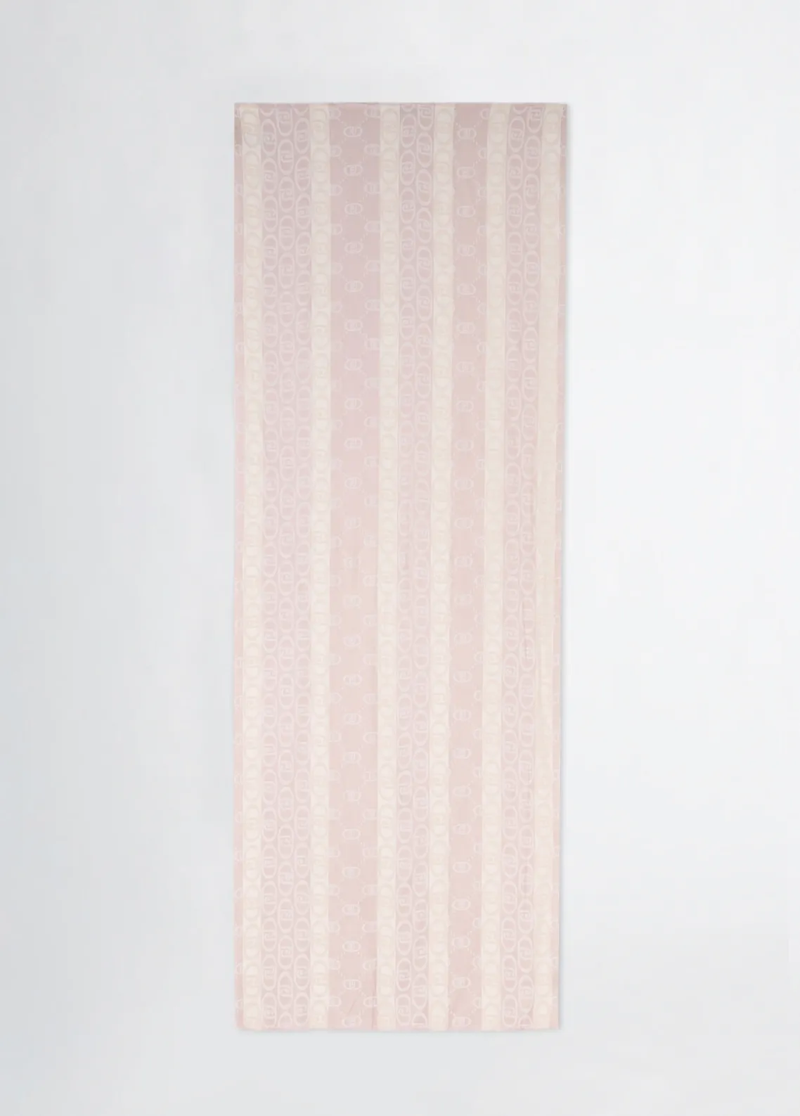 Liu Jo Estola de jacquard con monograma color melocotón-Mujer Bufandas Y Pañuelos