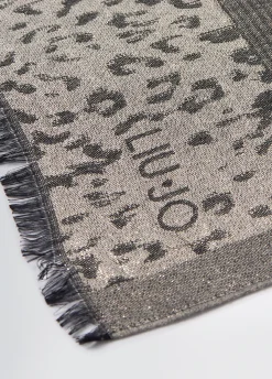 Liu Jo Estola de lurex® con estampado animal-Mujer Bufandas Y Pañuelos
