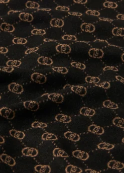 Liu Jo Estola jacquard con logotipo-Hombre Bufandas Y Gorros