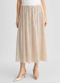Liu Jo Falda con lentejuelas-Mujer Faldas