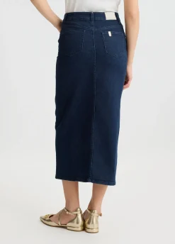 Liu Jo Falda de denim con botones-Mujer Faldas