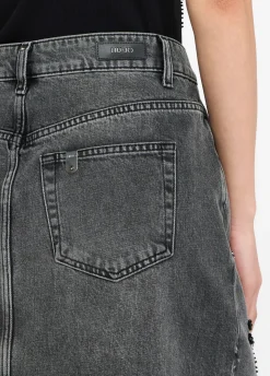Liu Jo Falda de denim con strass-Mujer Faldas