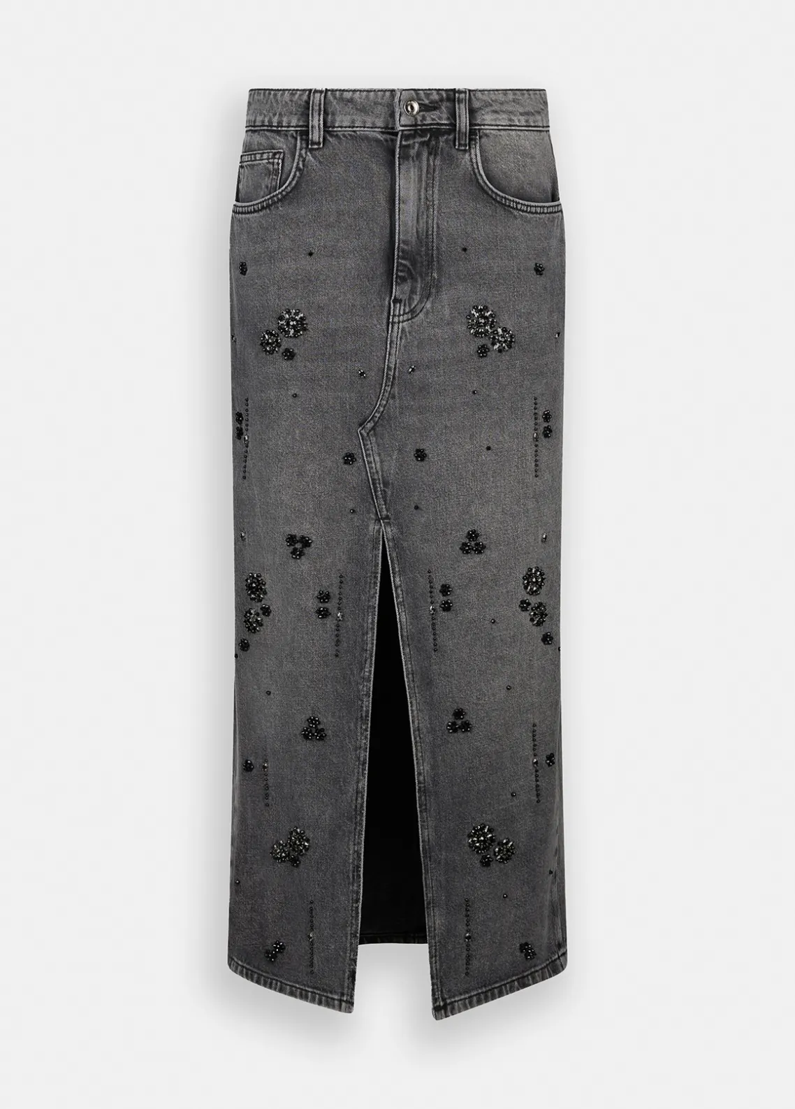 Liu Jo Falda de denim con strass-Mujer Faldas