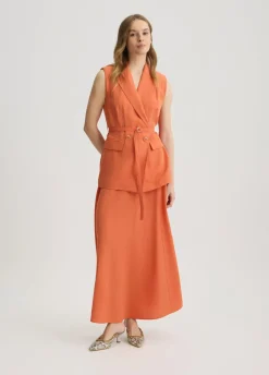 Liu Jo Falda de mezcla de lino-Mujer Faldas|Tailleur