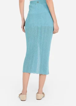 Liu Jo Falda de punto con lurex®-Mujer Faldas|Cárdigans Y Jerséis