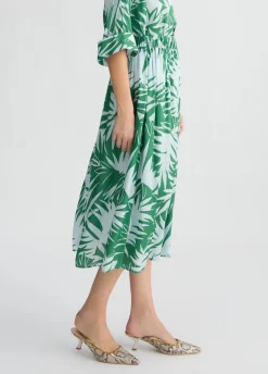 Liu Jo Falda de raso estampada-Mujer Faldas