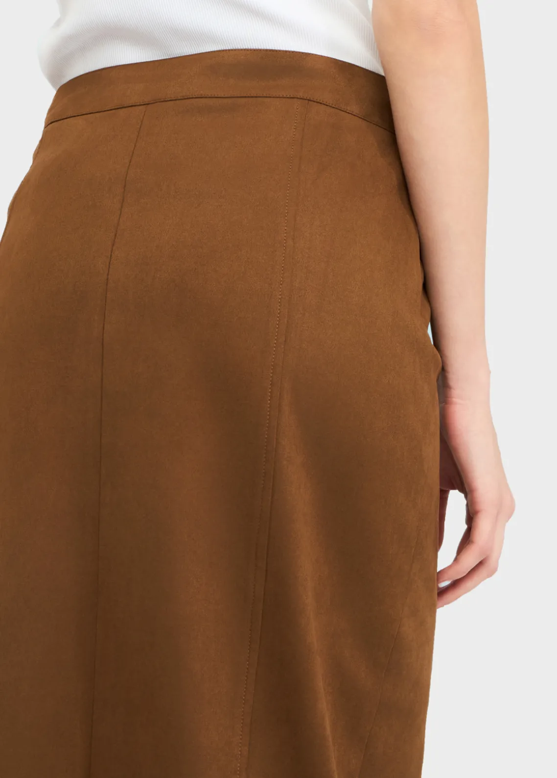 Liu Jo Falda midi con abertura-Mujer Faldas