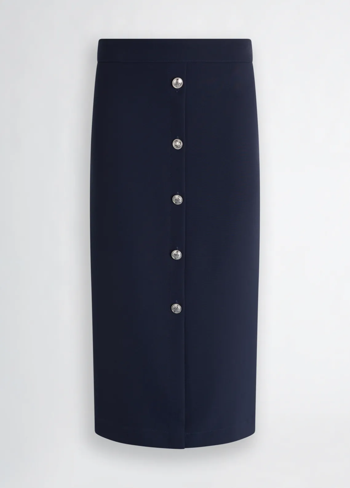 Liu Jo Falda midi con botones-Mujer Faldas|Tailleur