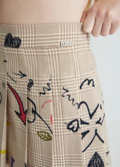 Liu Jo Falda Príncipe de Gales con estampado- Abrigos Y Chaquetas