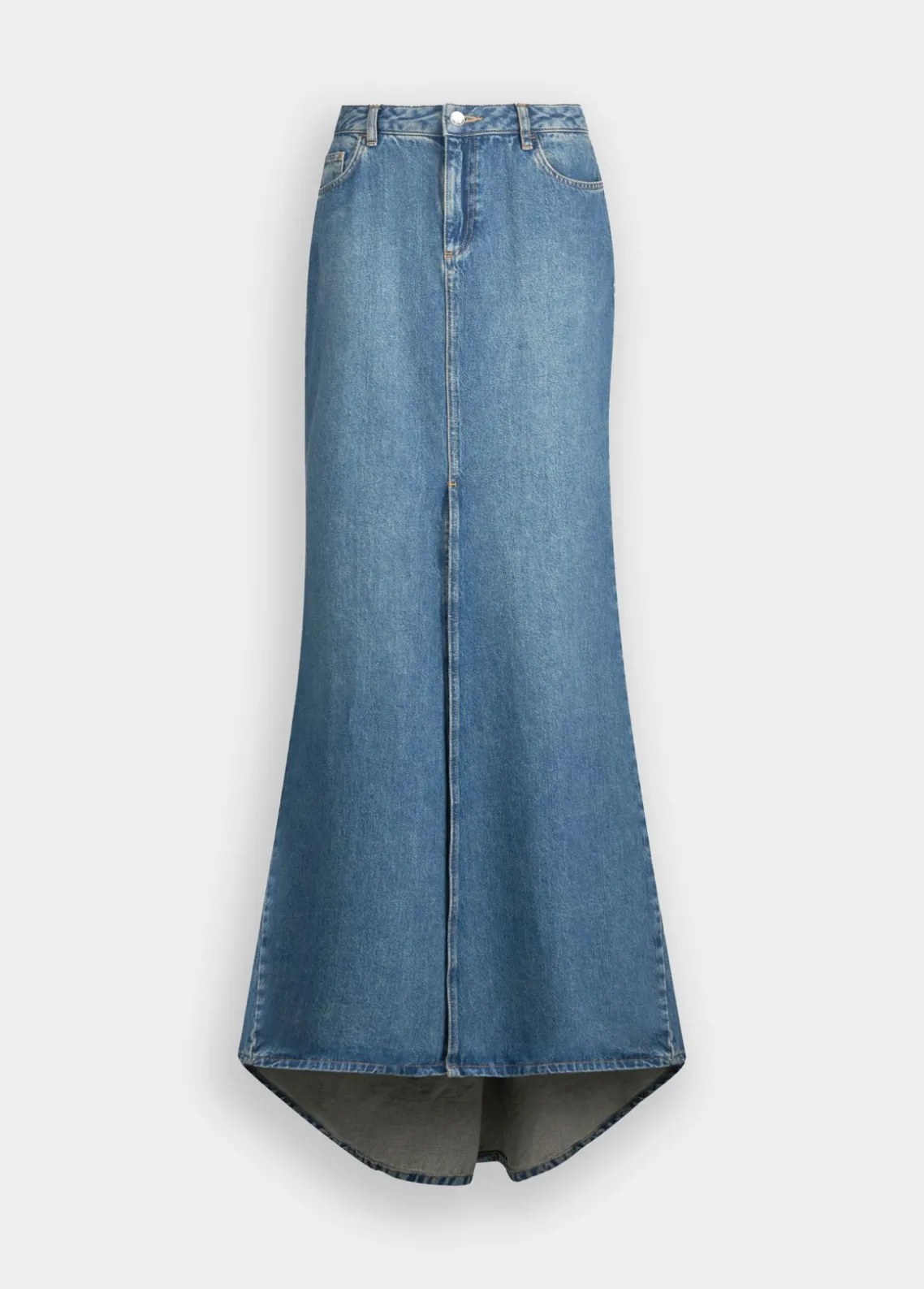 Liu Jo Falda sirena de denim-Mujer Vaqueros Campana