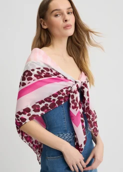 Liu Jo Fular con estampado animal-Mujer Bufandas Y Pañuelos