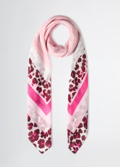 Liu Jo Fular con estampado animal-Mujer Bufandas Y Pañuelos