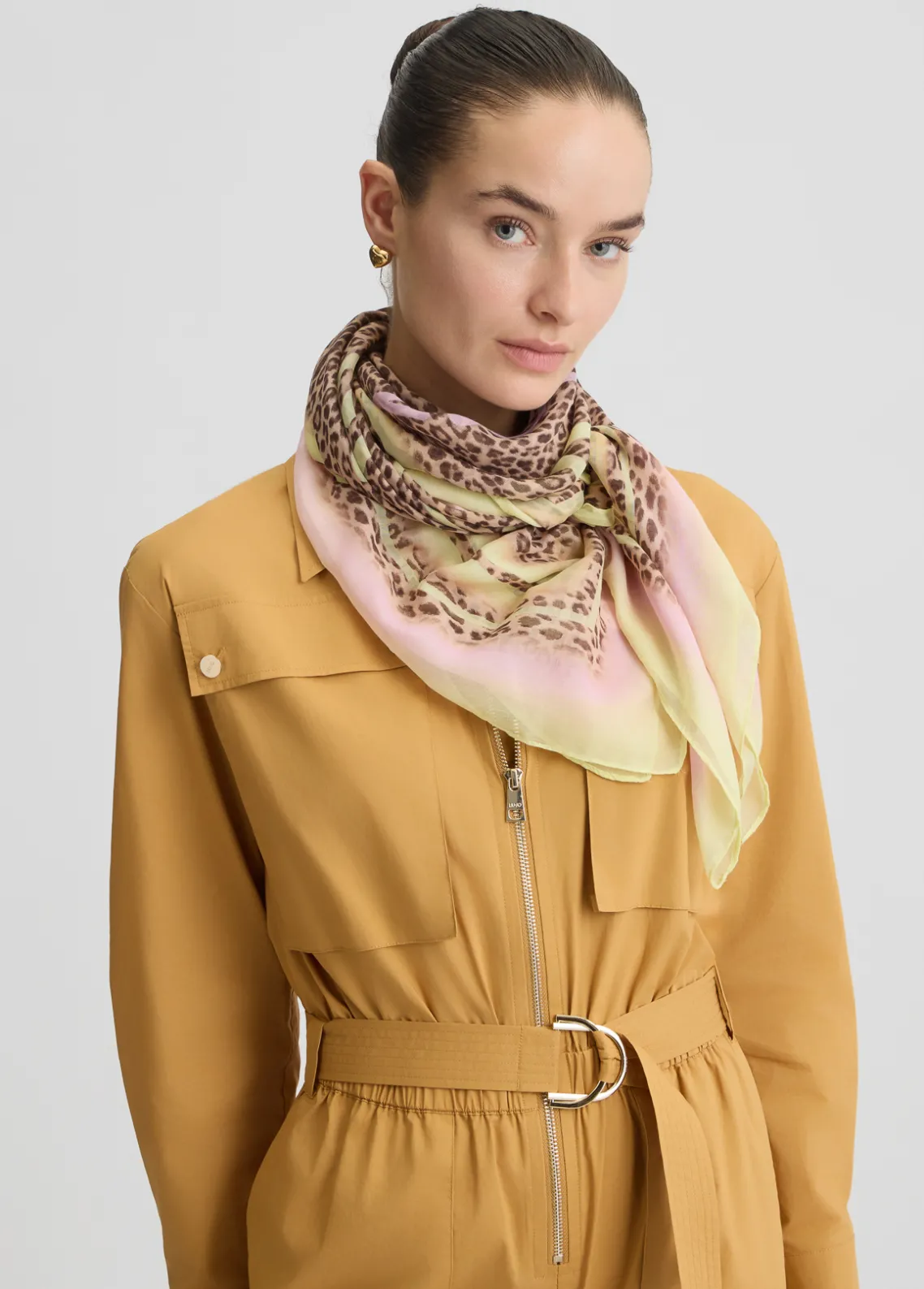 Liu Jo Fular con estampado animal-Mujer Bufandas Y Pañuelos
