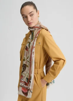 Liu Jo Fular con estampado floral-Mujer Bufandas Y Pañuelos