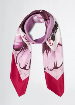 Liu Jo Fular floral-Mujer Bufandas Y Pañuelos