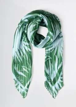 Liu Jo Fular plisado estampado-Mujer Bufandas Y Pañuelos