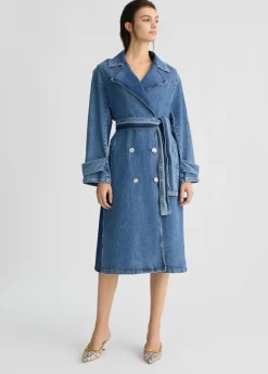 Liu Jo Gabardina vaquera-Mujer Abrigos Y Chalecos|Chaquetas