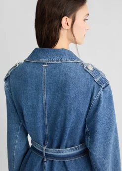 Liu Jo Gabardina vaquera-Mujer Abrigos Y Chalecos|Chaquetas