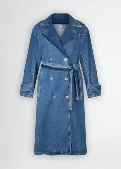 Liu Jo Gabardina vaquera-Mujer Abrigos Y Chalecos|Chaquetas