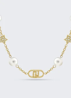 Liu Jo Gargantilla con perlas sintéticas-Mujer Joyas