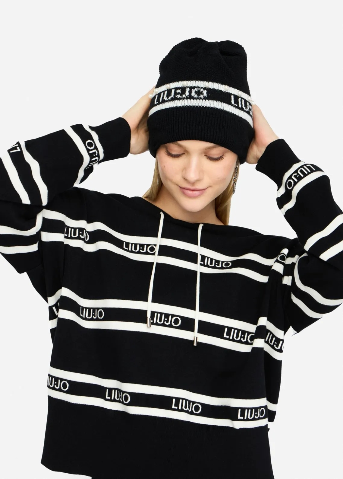 Liu Jo Gorro con logotipo-Mujer Gorros
