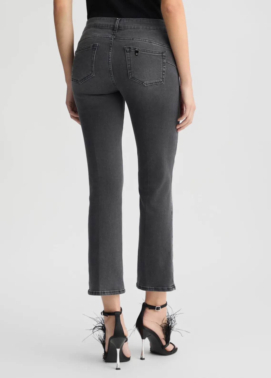 Liu Jo Jeans bootcut con strass-Mujer Vaqueros Pitillo