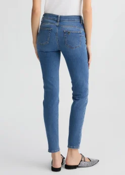 Liu Jo Jeans pitillo con pedrería-Mujer Vaqueros Pitillo