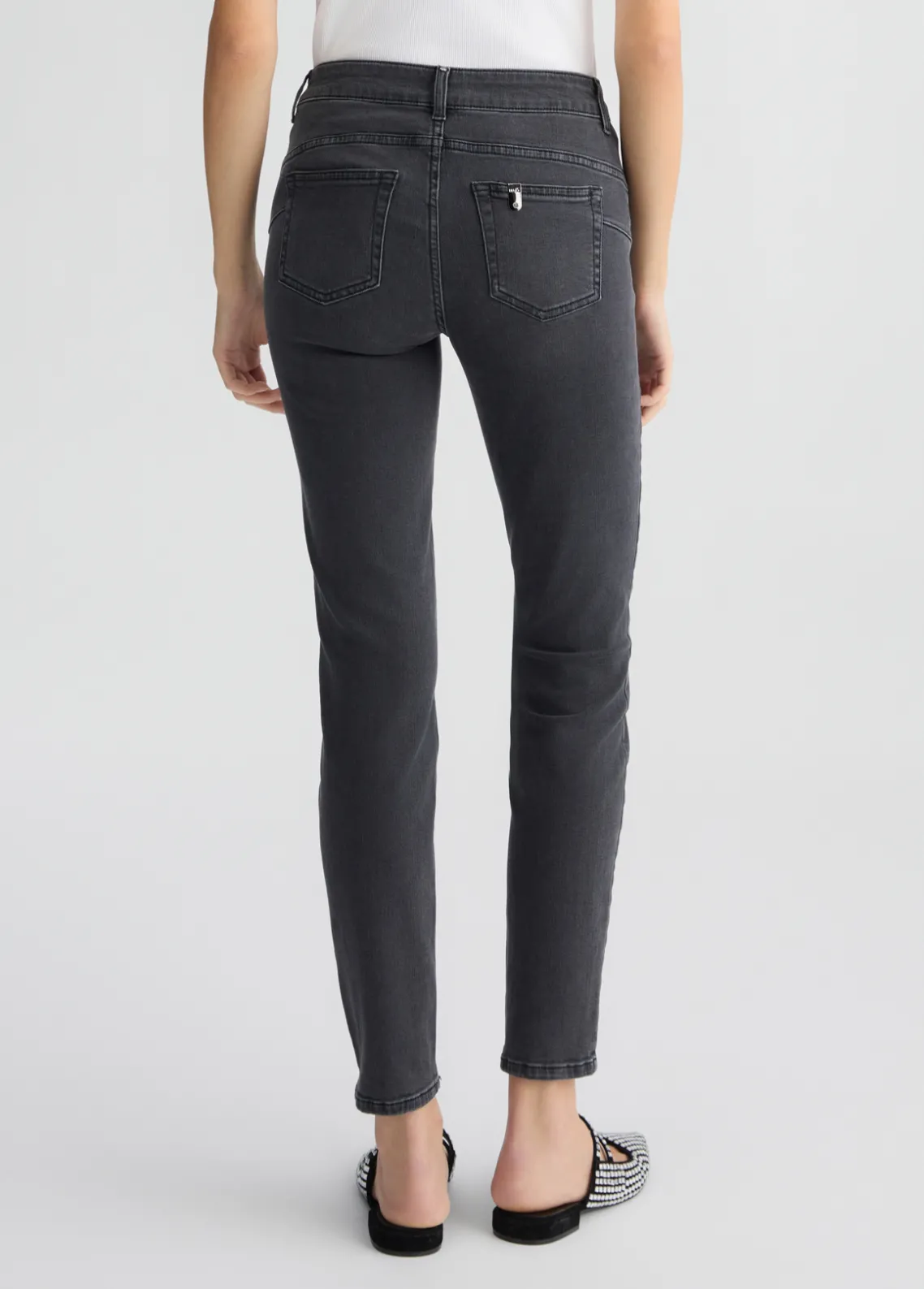 Liu Jo Jeans pitillo con pedrería-Mujer Vaqueros Pitillo