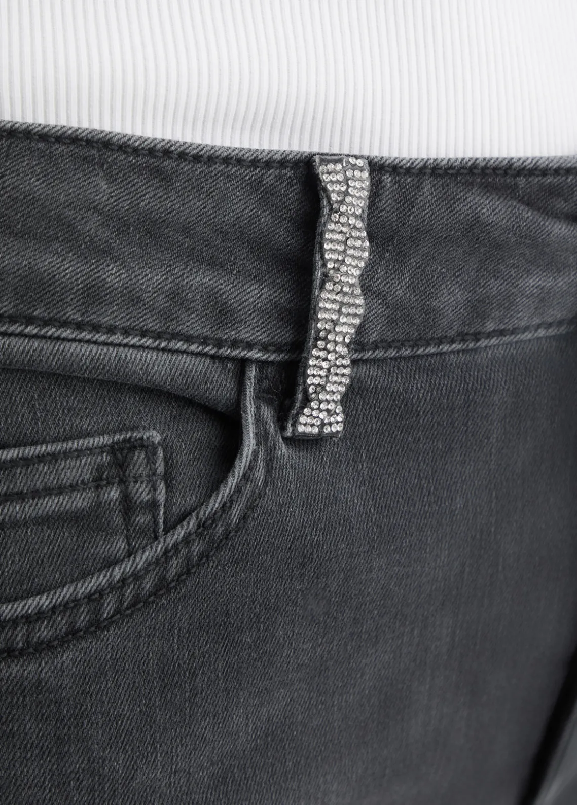 Liu Jo Jeans pitillo con pedrería-Mujer Vaqueros Pitillo