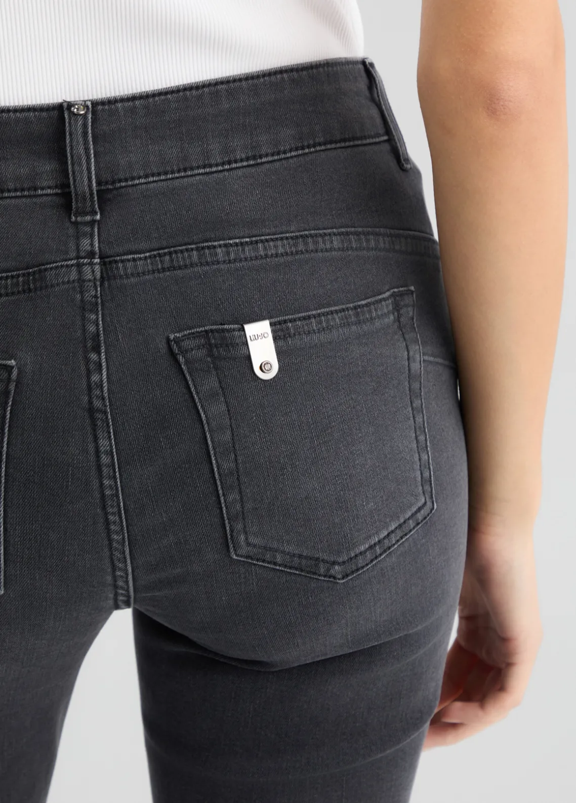 Liu Jo Jeans pitillo con pedrería-Mujer Vaqueros Pitillo