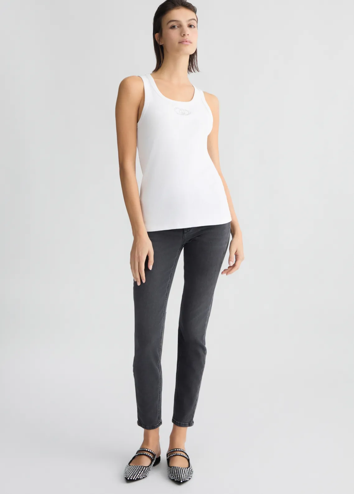Liu Jo Jeans pitillo con pedrería-Mujer Vaqueros Pitillo