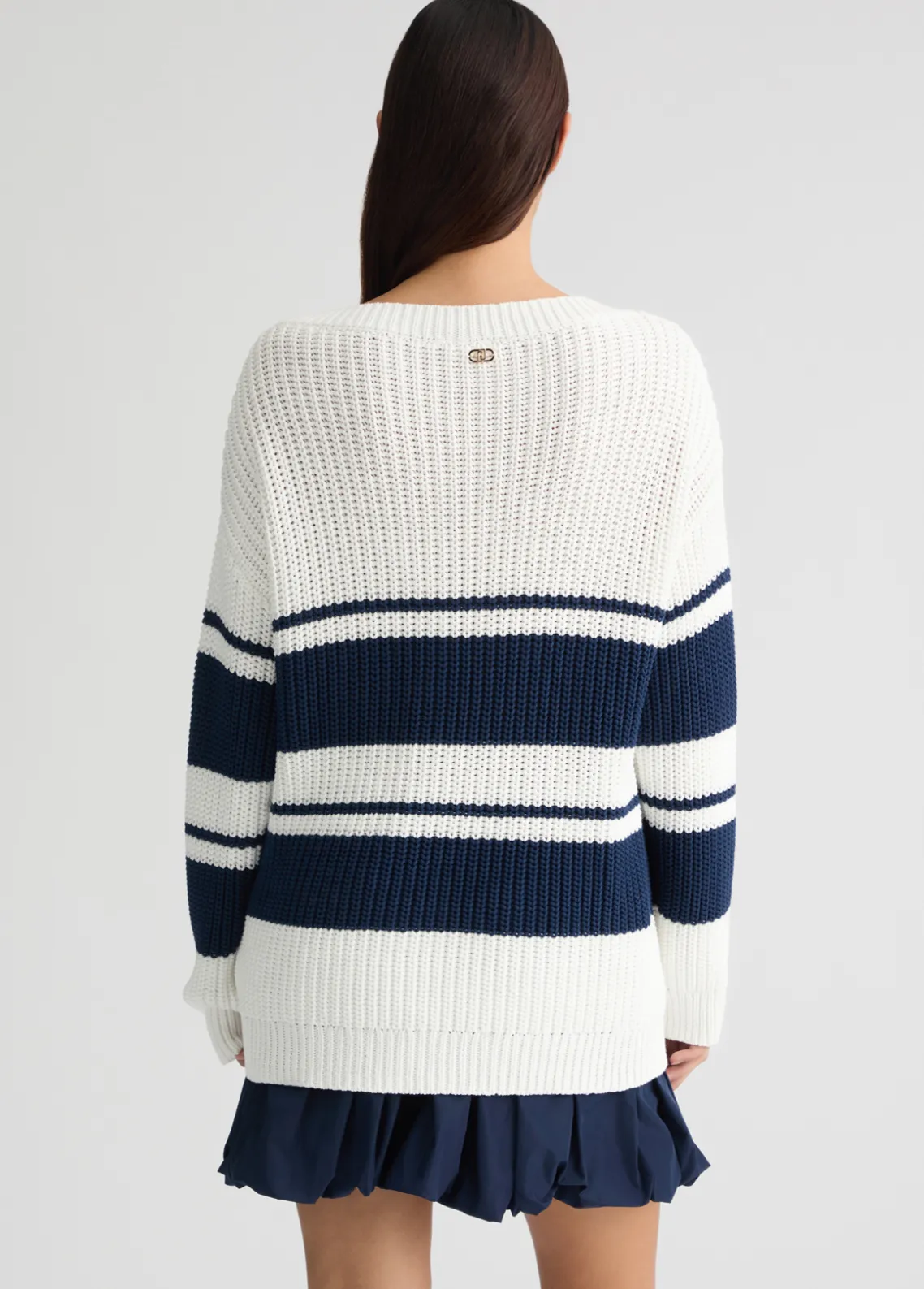 Liu Jo Jersey a rayas-Mujer Cárdigans Y Jerséis